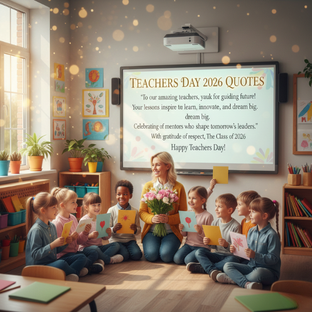 Teachers Day 2026 Quotes Banner