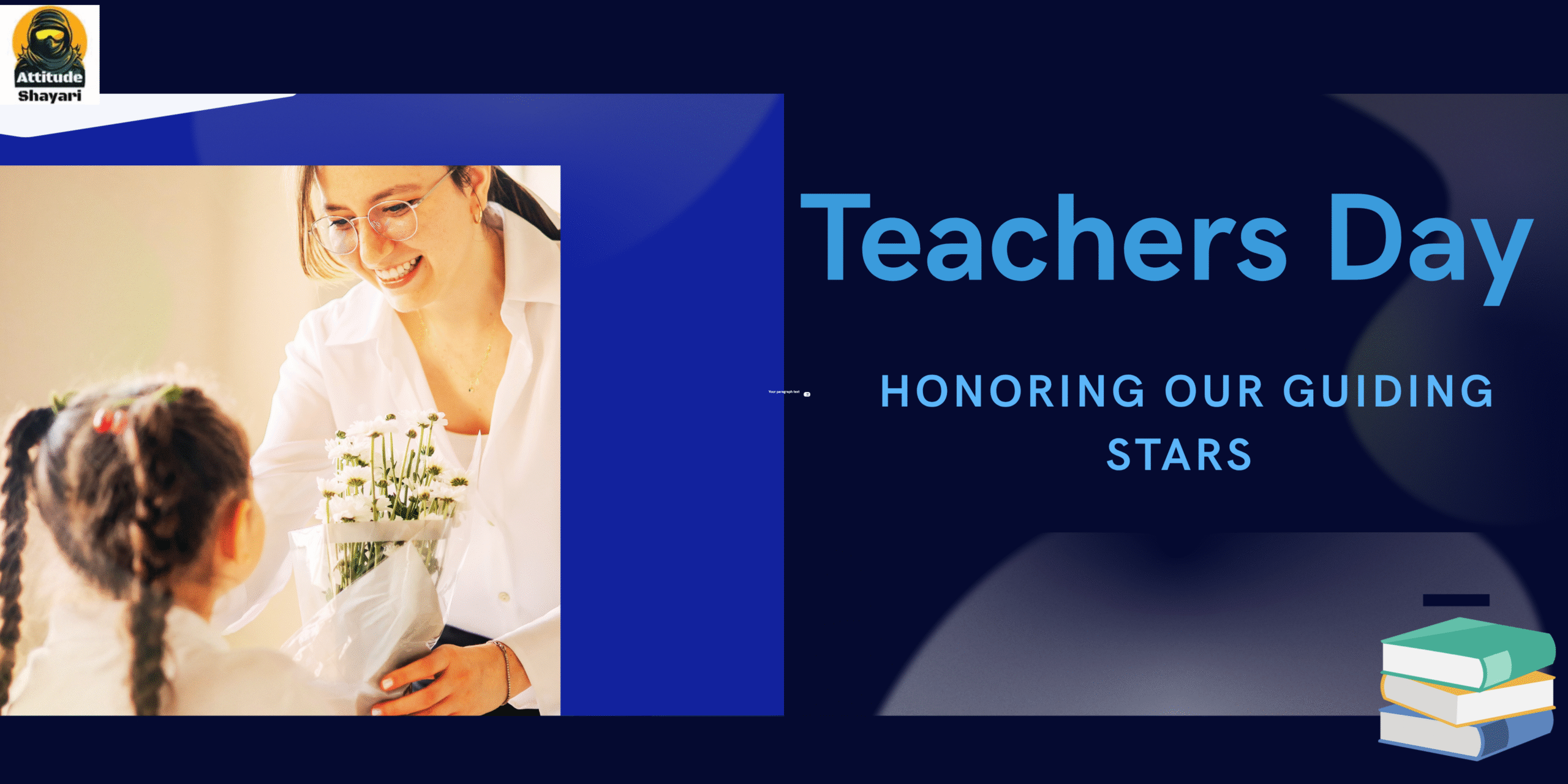 Teachers Day Special Attitude Shayari Banner