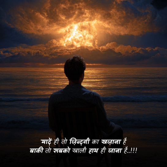 Alone shayari banner
