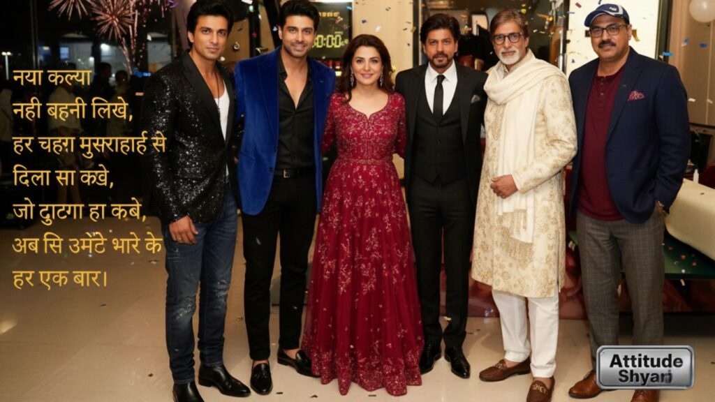 Romantic Love New Year Shayari banner