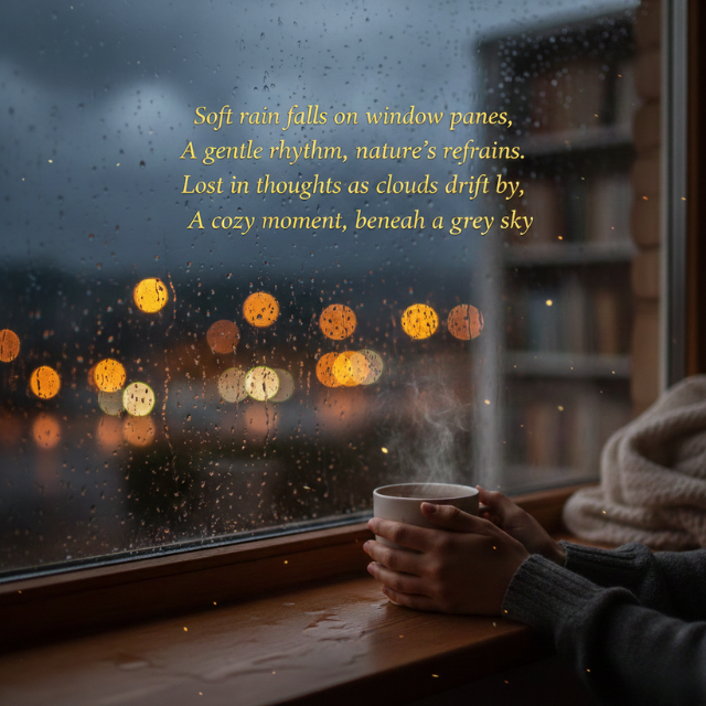 Inspirational Mausam Shayari in English Banner