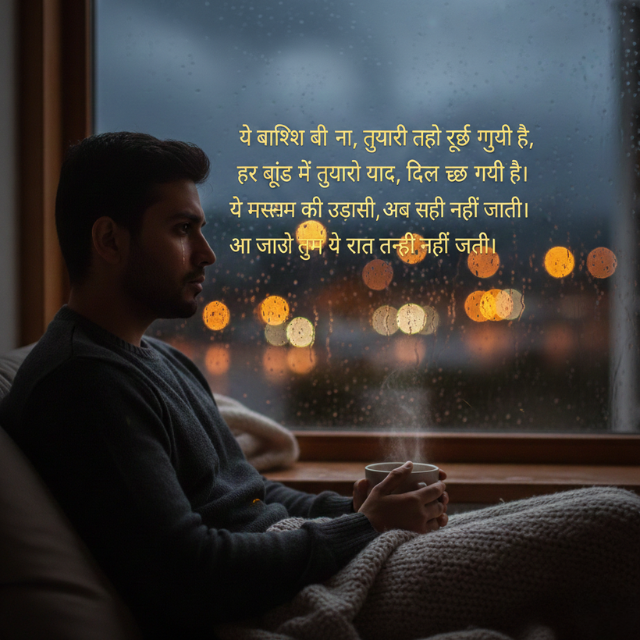 Mausam Sad Shayari Banner
