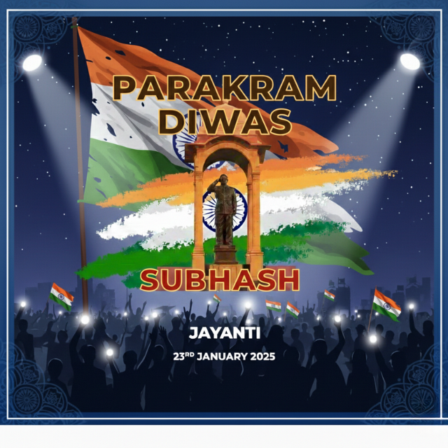 netaji birthday 2026 Banner