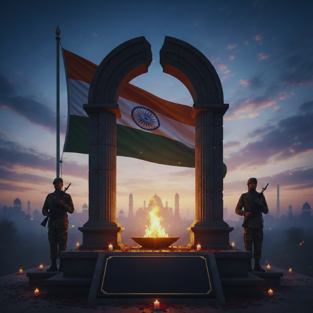 Shaheed Din Wishes Images In Hindi Banner