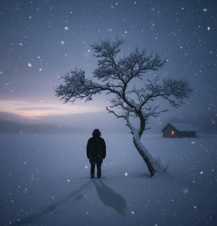 Snow Captions For Instagram Banner