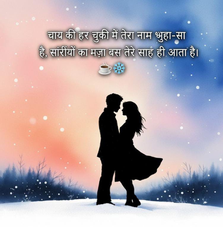 Shayari on Winter 2026।ठंड और आग पर शायरी banner