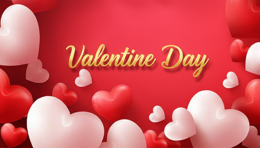 Valentine Day Par Hindi Shayari Banner